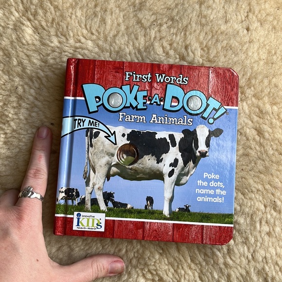 Poke - A - Dot farm animals board book - Picture 2 of 4